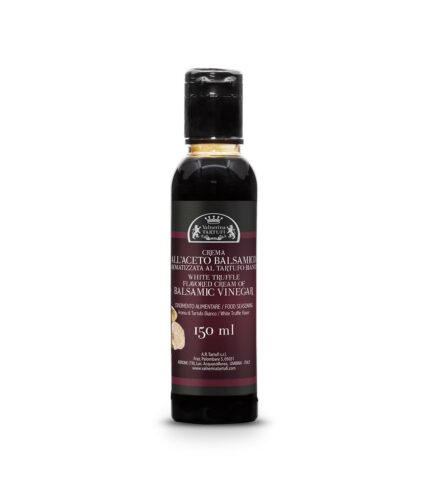 Crema all'aceto balsamico aromatizzata al tartufo bianco