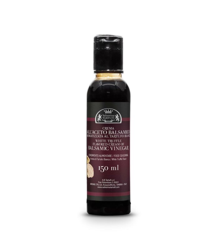 Crema all'aceto balsamico aromatizzata al tartufo bianco