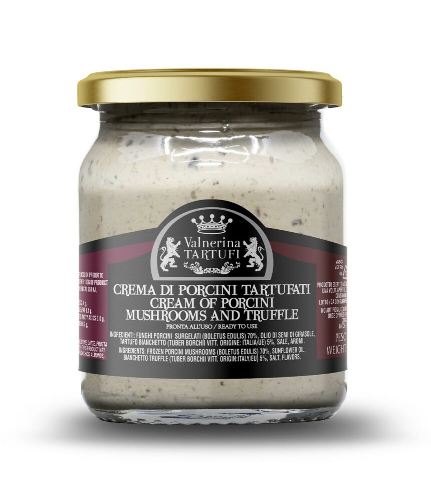 Porcini cream with truffle Valnerina Tartufi Una nobile passione